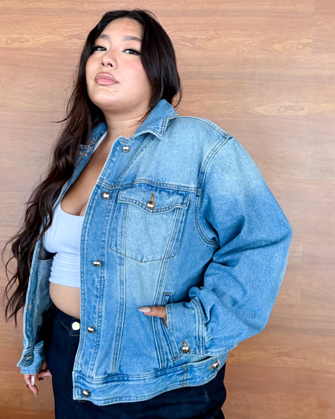 Casaca Denim Fog