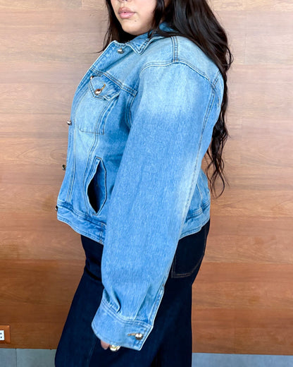 Casaca Denim Fog