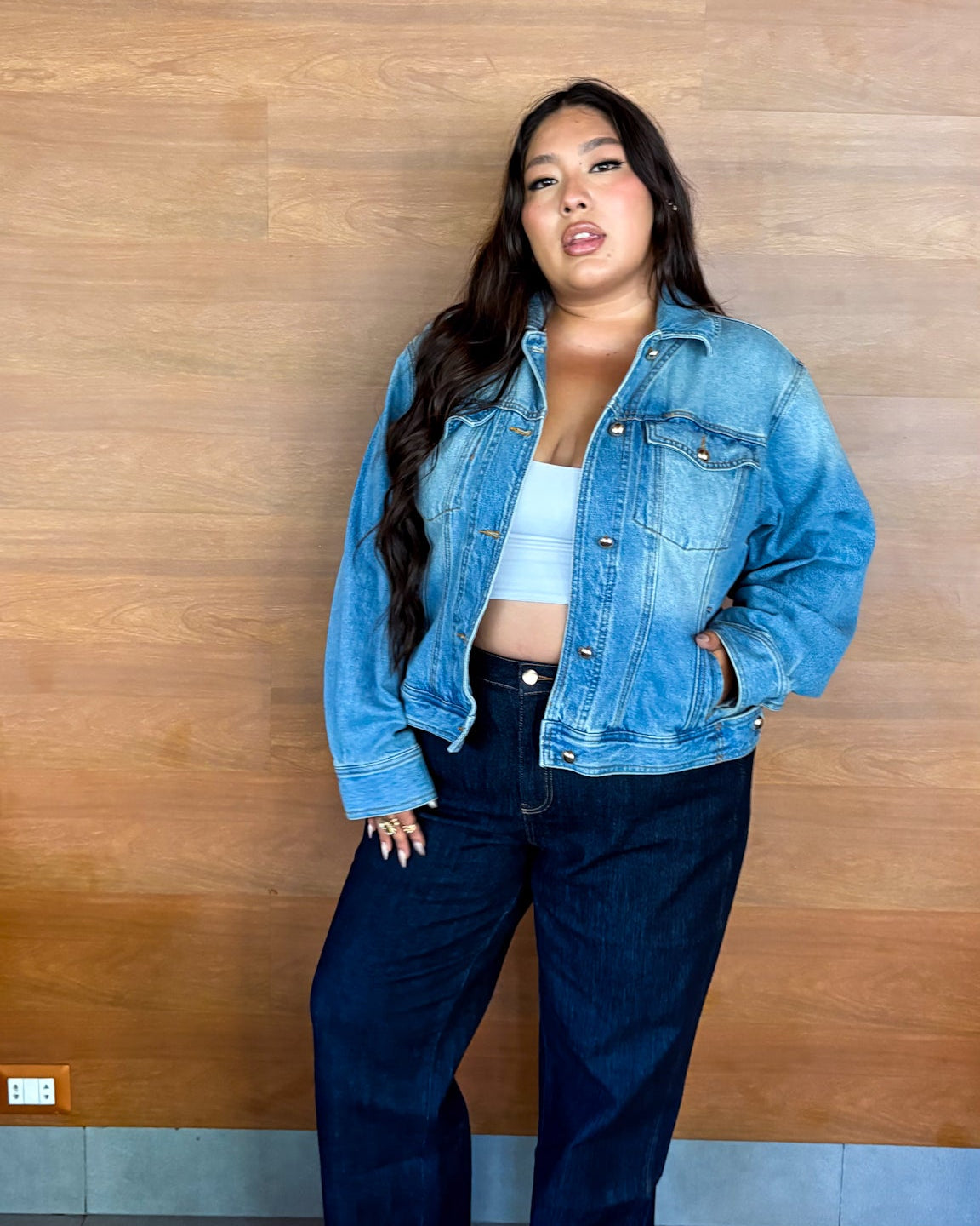 Casaca Denim Fog