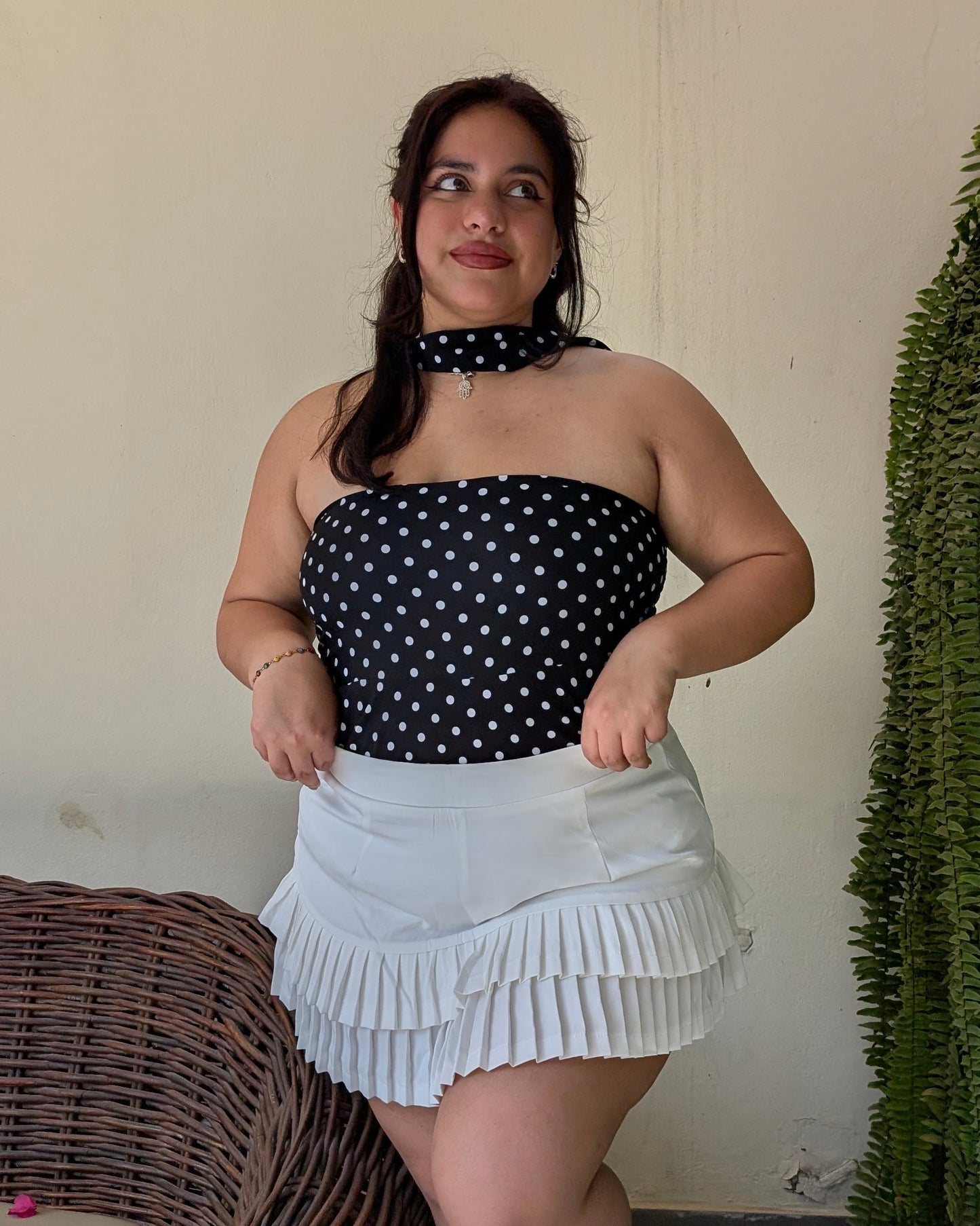 Mini falda Lime - con short