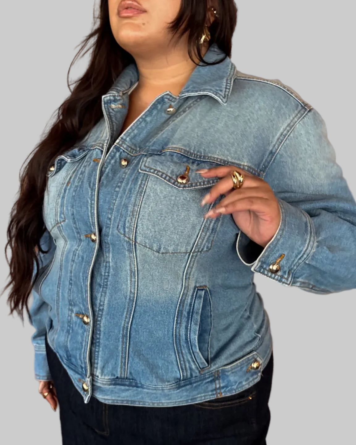 Casaca Denim Fog