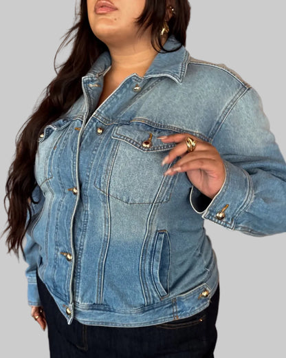 Casaca Denim Fog